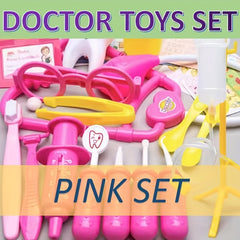 31pcs Kids Toy Doctor Nurse Set For Boys& Girls Baby Pretend Medical Station Set