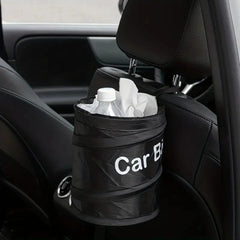 Foldable Car Garbage Bin Universal Car Seat Back Hanging