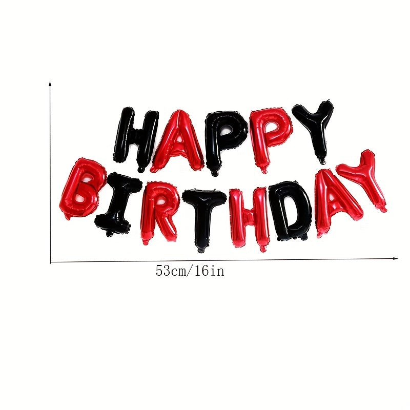 Happy Birthday Alphabet Balloon Set