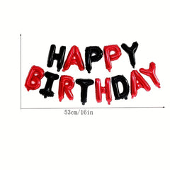 Happy Birthday Alphabet Balloon Set