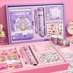Dreamy Promise Gift Set Journal Notebook Tape Sticky Notes Stickers