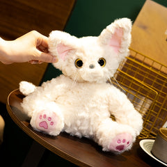 Devon Cat Plush Toy 23in Realistic Stuffed Animal Doll for Home Decoration