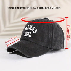 Kids Vintage Print Baseball Cap Sunscreen All Match Peaked Cap