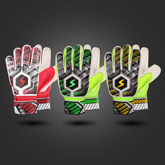 Kids Football Goalkeeper Gloves, Non Slip, Thickened, Training Match