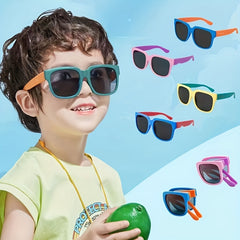 Foldable Baby Sunglasses UV Protection Easy Carry Shades