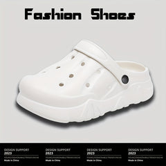 Men's Lightweight Comfy Clogs Hollow Out Non Slip Garden Shoes Summer