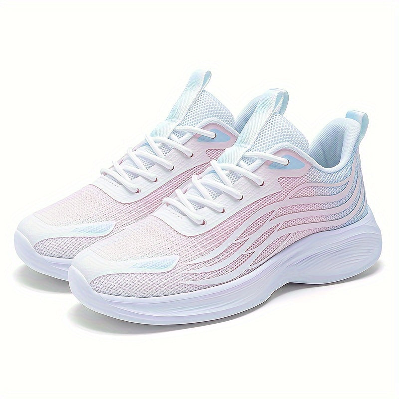 Women's Breathable Non slip Running Shoes Gradient Casual Sneakers