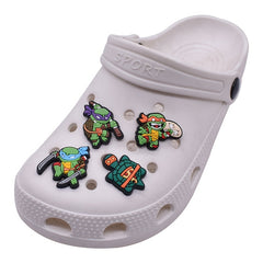 11pcs Cartoon Turtle Shoes Decoration Charms for Teens Boys and Girls