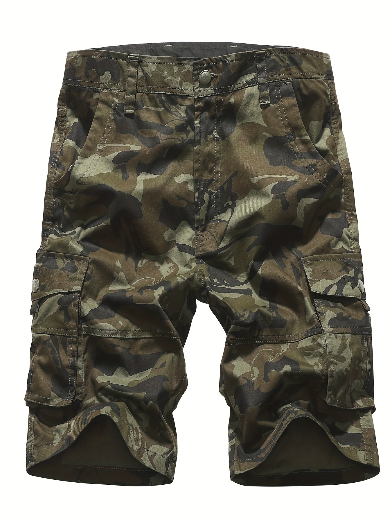 Men's Camo Cargo Shorts Military Style Casual Shorts