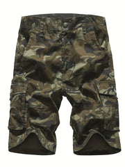 Men's Camo Cargo Shorts Military Style Casual Shorts