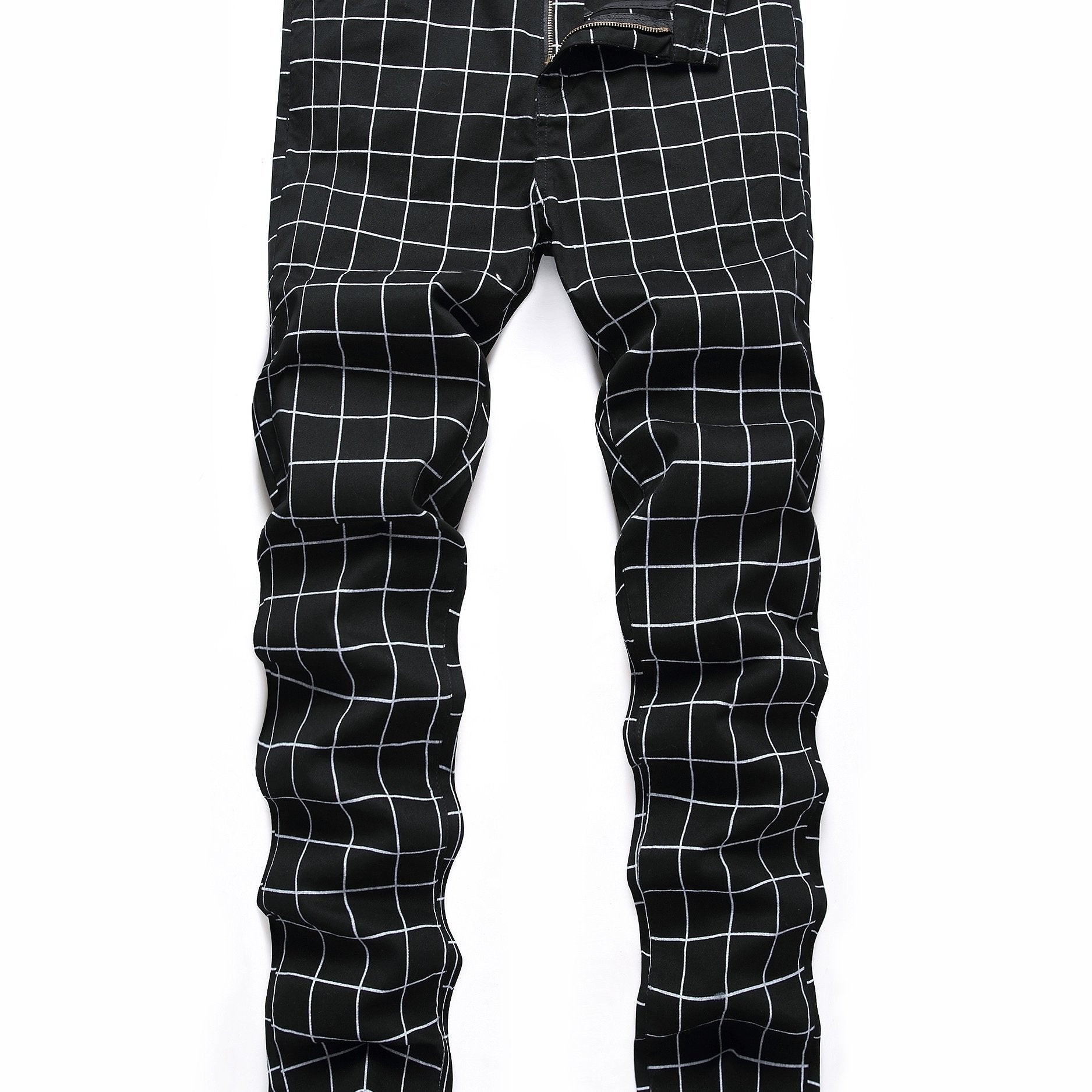 Men's Retro Plaid Stretch Casual Pants