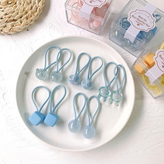 10pcs Stretchy Hair Ties for Kids & Girls