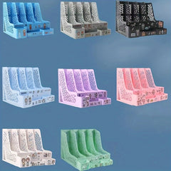 Desktop Bookshelf A4 File Storage Box Folder File Shelf Archive Storage Rack