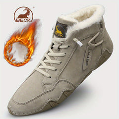 Men's Thermal Winter Shoes Boots Lace ups Casual Walking Shoes