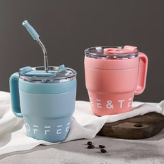 16oz Portable Coffee Cup Stainless Steel Insulated Mug