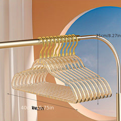 Golden Powder Crystal Clothes Hanger Pack