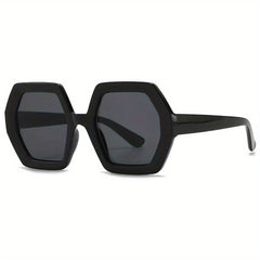 Vintage Style Oversized Sunglasses Men's UV400 Gradient Glasses + Case