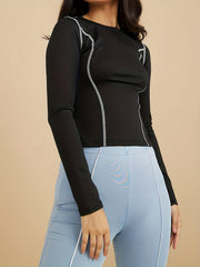 Women's Quick Dry Cycling Jersey Long Sleeve Sports Top