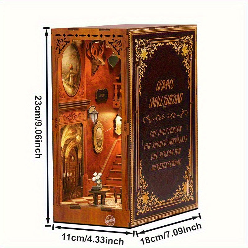 DIY Wooden Puzzle Book Stand - Green's Cabin Home Decoration