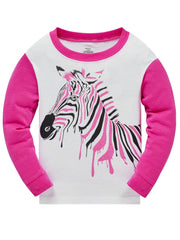 Cartoon Animal Girls Pajamas Set - Christmas Promotion