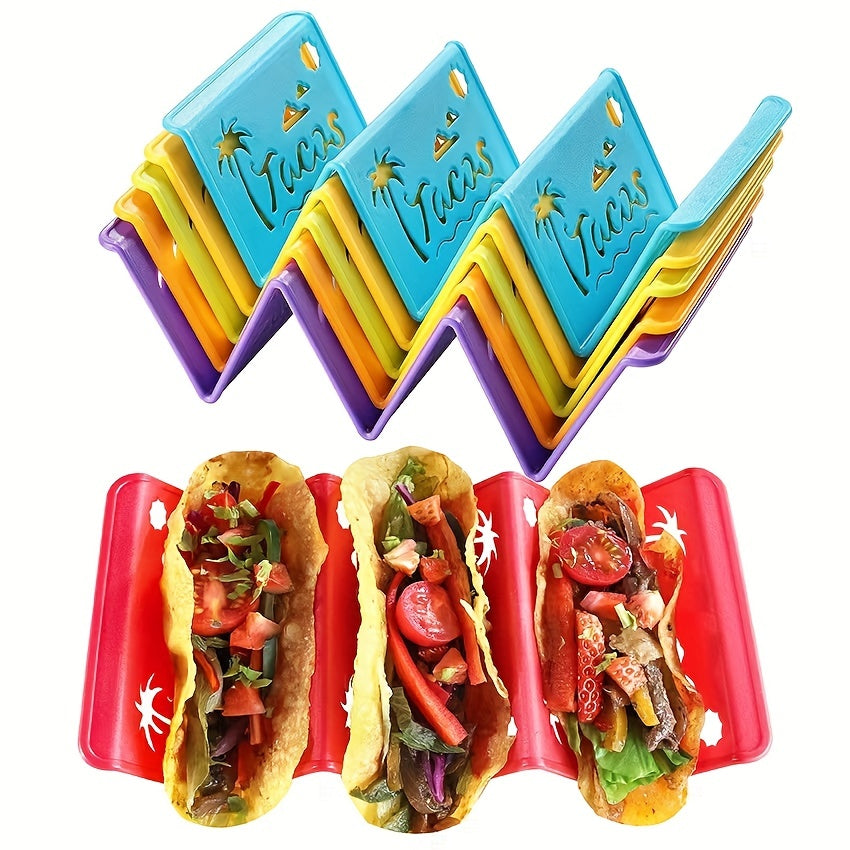 6pcs Taco Holder Household Reusable Washable Taco Stands Safety Taco Stand Rack