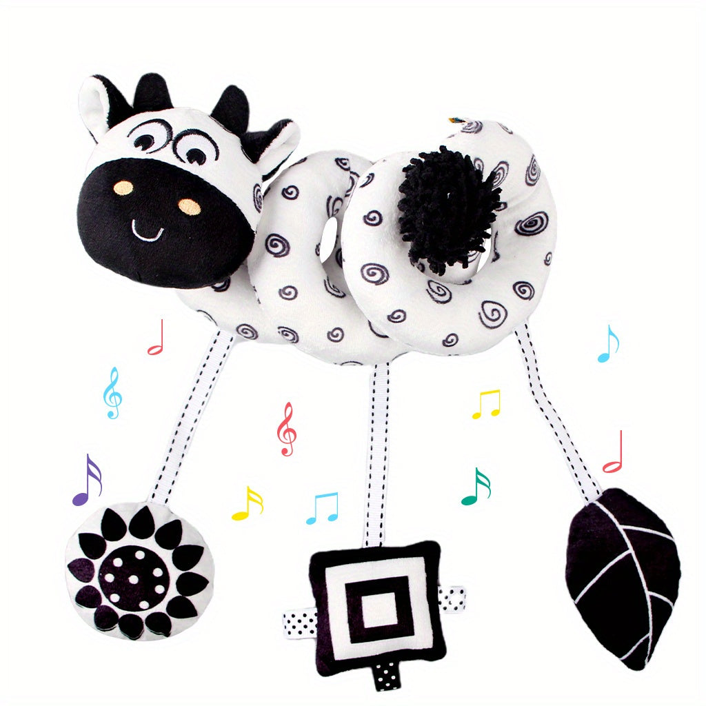 Baby & Animal Visual Stimulation Crib Wrap Toy