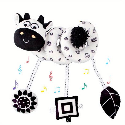Baby & Animal Visual Stimulation Crib Wrap Toy