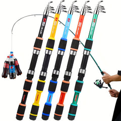 Proberos Telescopic Fishing Rod 1 5m 1 8m Lightweight & Portable