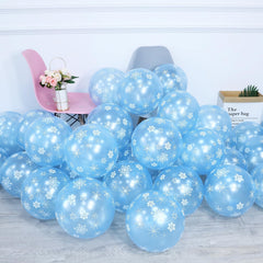 Snowflake Balloon Garland Arch Kit Winter Wonderland Party Decorations