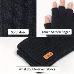 Knitted Touch Screen Gloves for Winter Activities