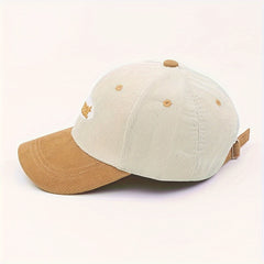 Children's Corduroy Monogram Baseball Cap for Baby