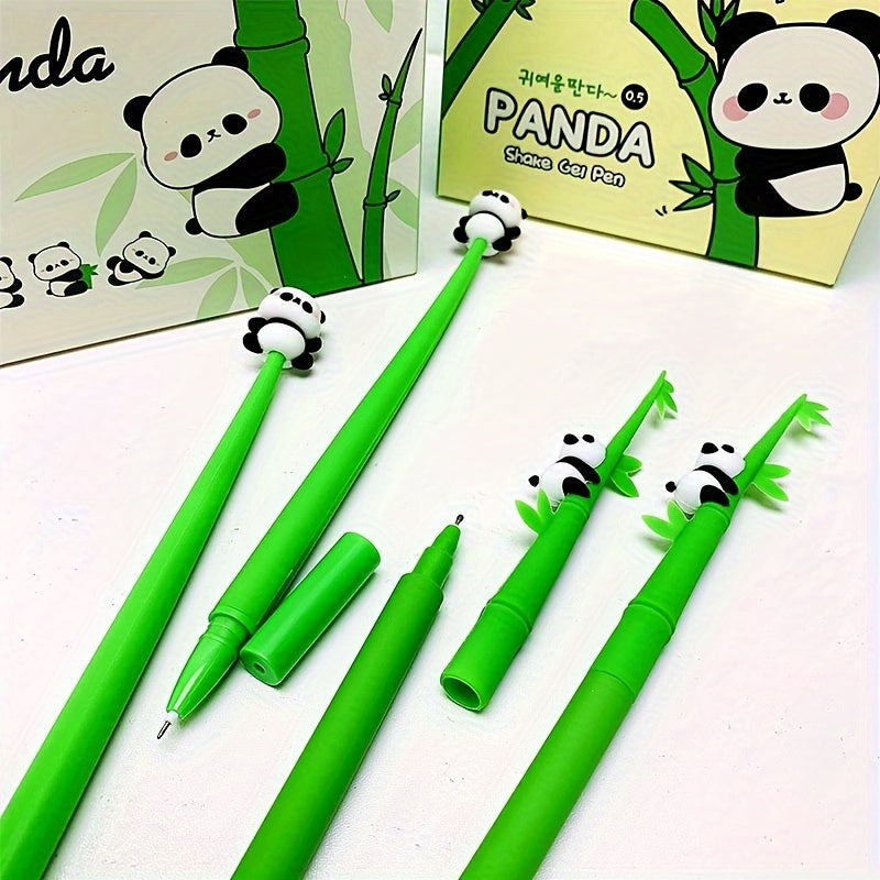 2pcs 0.5mm Panda Gel Ink Pens Animal Stationery