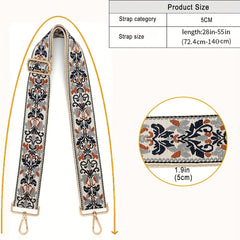 Ghost Skull Horror Purse Strap Wide Adjustable Bag Shoulder Replacement