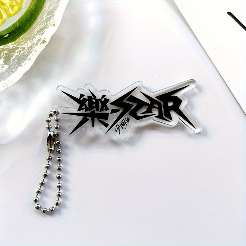 Acrylic Double sided Keychain Cartoon Key Chain For Travel