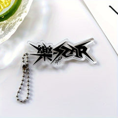 Acrylic Double sided Keychain Cartoon Key Chain For Travel