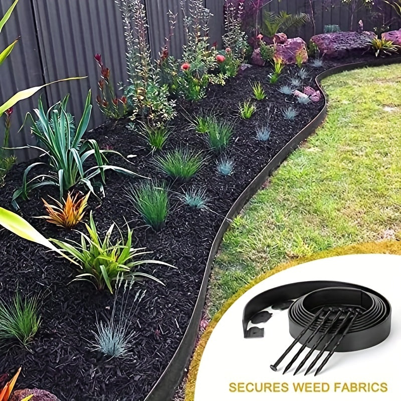 Flexible Plastic Lawn Edging 20 Feet