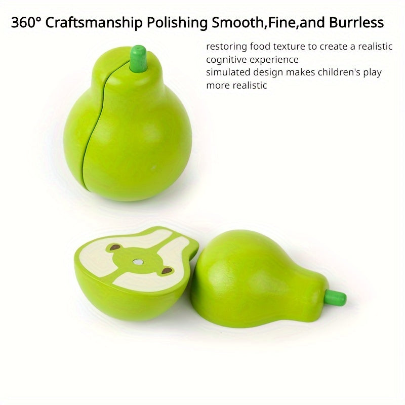 Kids Magnetic Vegetable Fruit Cutting Kitchen Toys