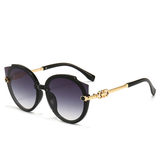Oversize Frame Sunglasses Unisex Beach Sunscreen Glasses