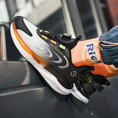 Men's Striped Running Shoes Outdoor Sneakers