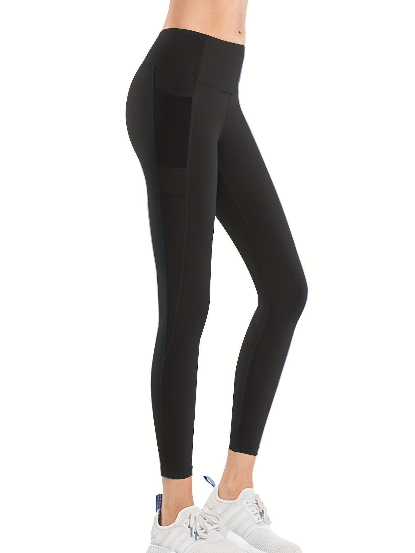 High Waisted Yoga Leggings with Pockets & Tummy Control