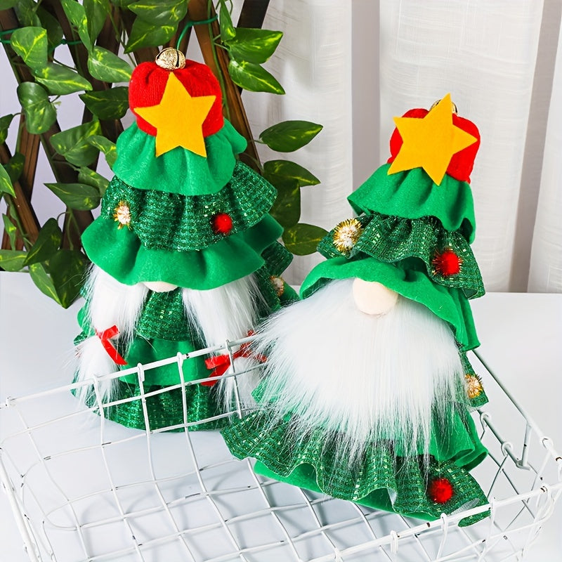 Christmas Tree Gnomes Decorations Ornaments Party Supplies