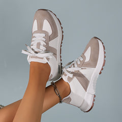 Women's Lace-up Non-slip Running Shoes Lightweight Breathable Sneakers