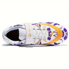 Boy's Turf Football Boots Hook & Loop Fastener TF Soccer Cleats