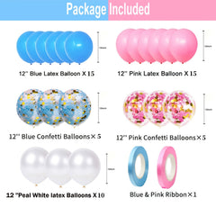 Gender Reveal Pink Balloons 12 Inch for Baby Shower