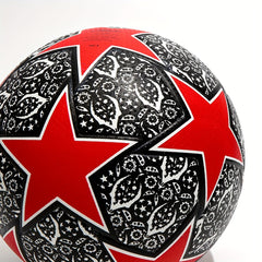Size 5 Soccer Ball Training Competition Pu Leather Football With Needle