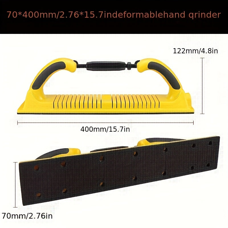 HIFESON 70 198mm Square Manual Sanding Disc Holder