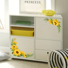 Yellow Sunflower Window Sticker - Brighten Up Your Home