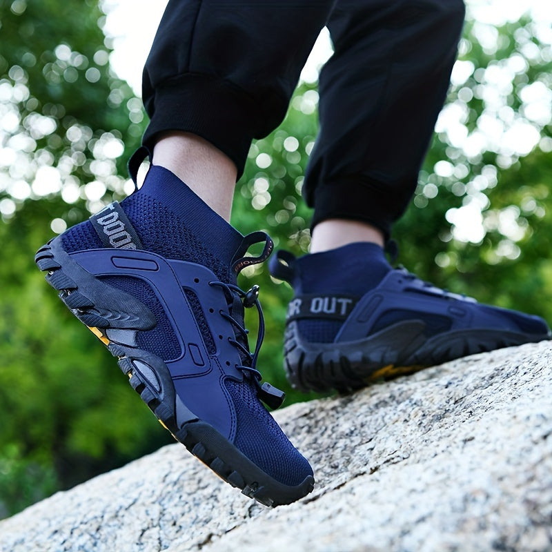 Men's Hiking Shoes Breathable Durable Anti-skid Lace Up Shoes
