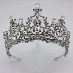 Girls Zircon Crown Rhinestone Hair Accessories for Party Wedding