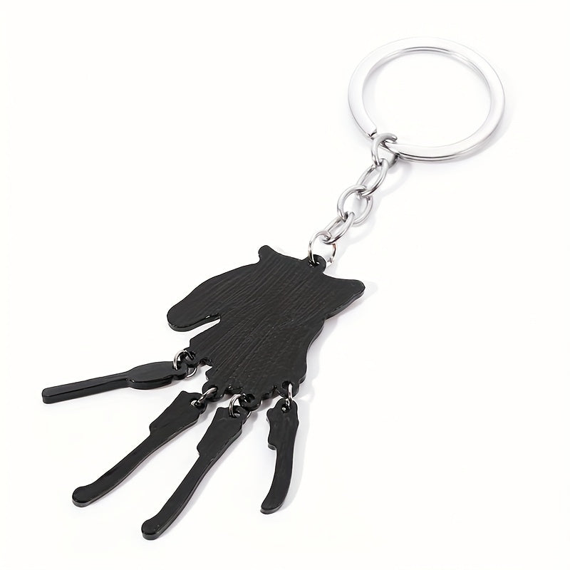 Kids Skull Hand Claw Keychain Backpack Pendant Halloween Accessories